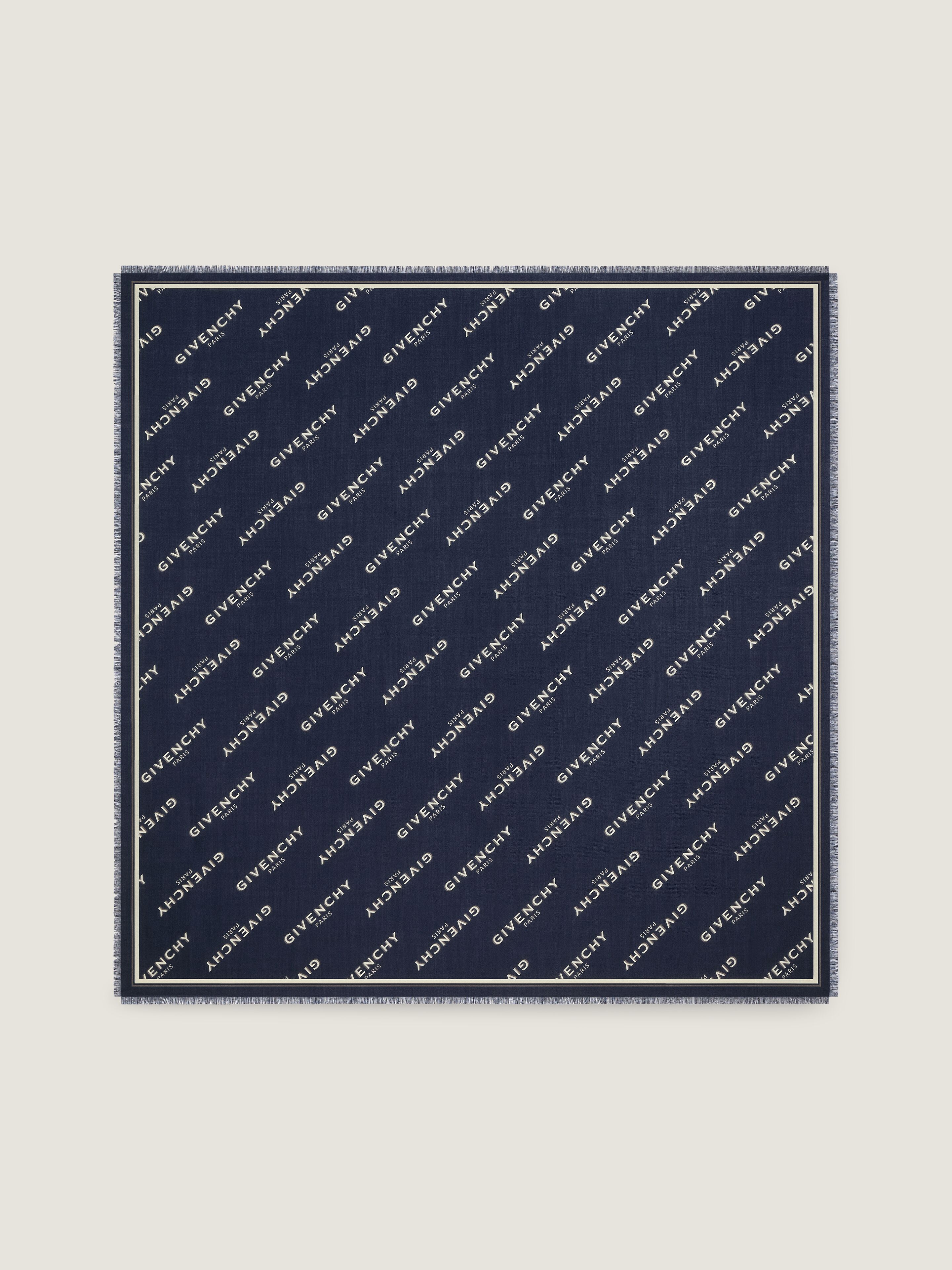 GIVENCHY Shadow shawl in wool and silk